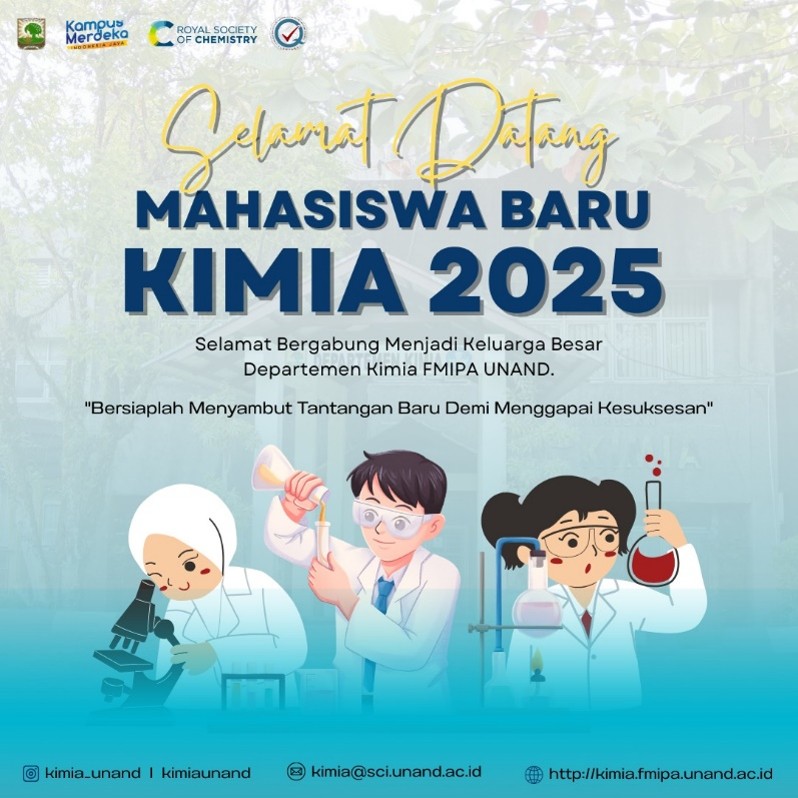 Penyambutan Mahasiswa Baru Departemen Kimia FMIPA Universitas Andalas